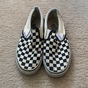 Vans slide on shoes
